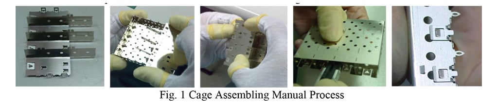 Fig. 1. Cage Assembling Manual Process